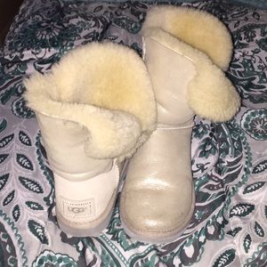 Fuzzy Sparkly UGG boots